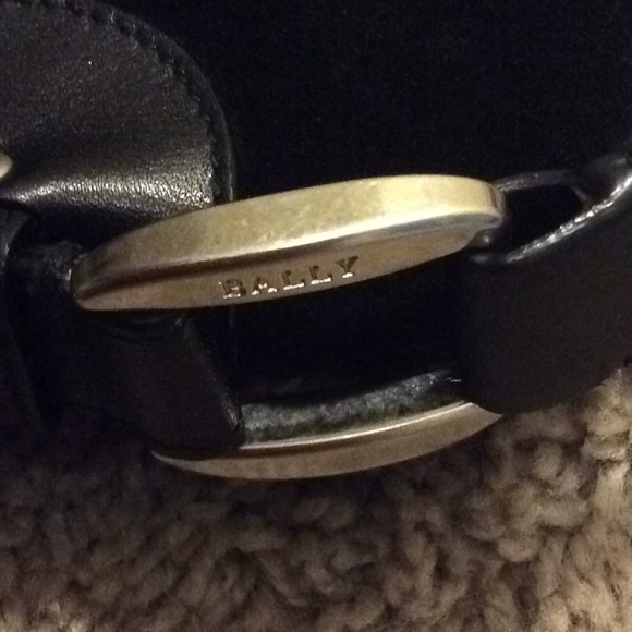 Bally velvet leather shoulder bag - Picture 6 of 8